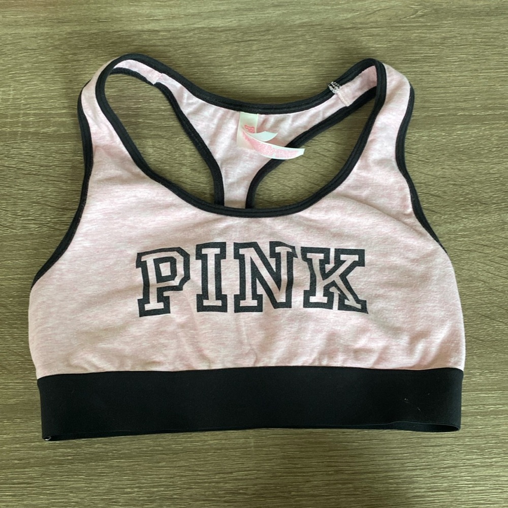 Pink Victorias Secret Light Pink Sports Bra